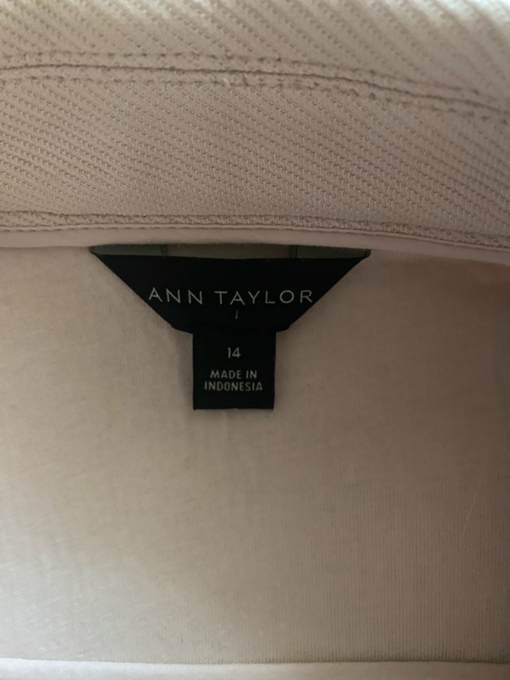 Ann Taylor moto cropped jacket size 14 - Picture 10 of 11